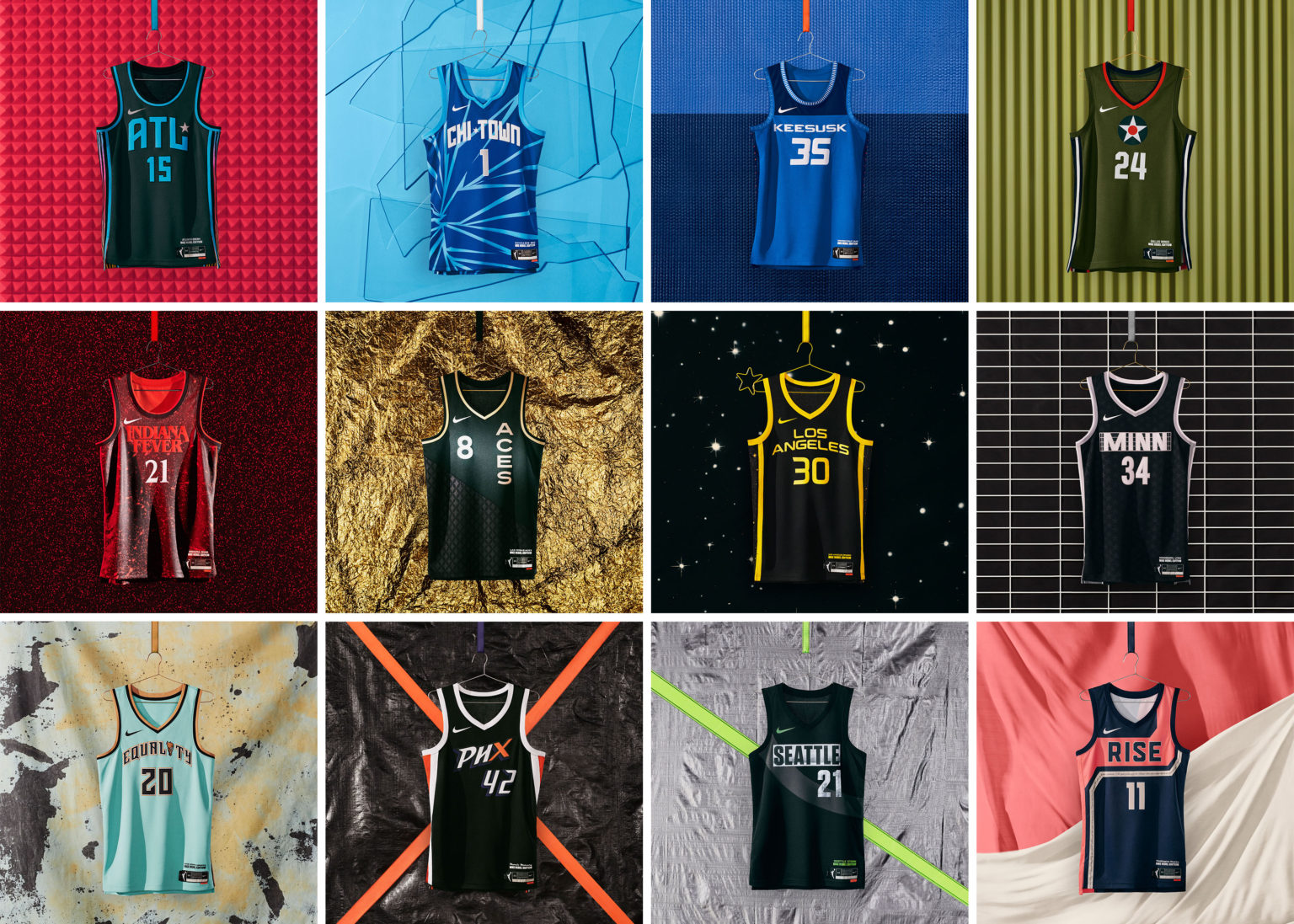 WNBA 25th anniversary jersey reveal Reviewing updated threads of all