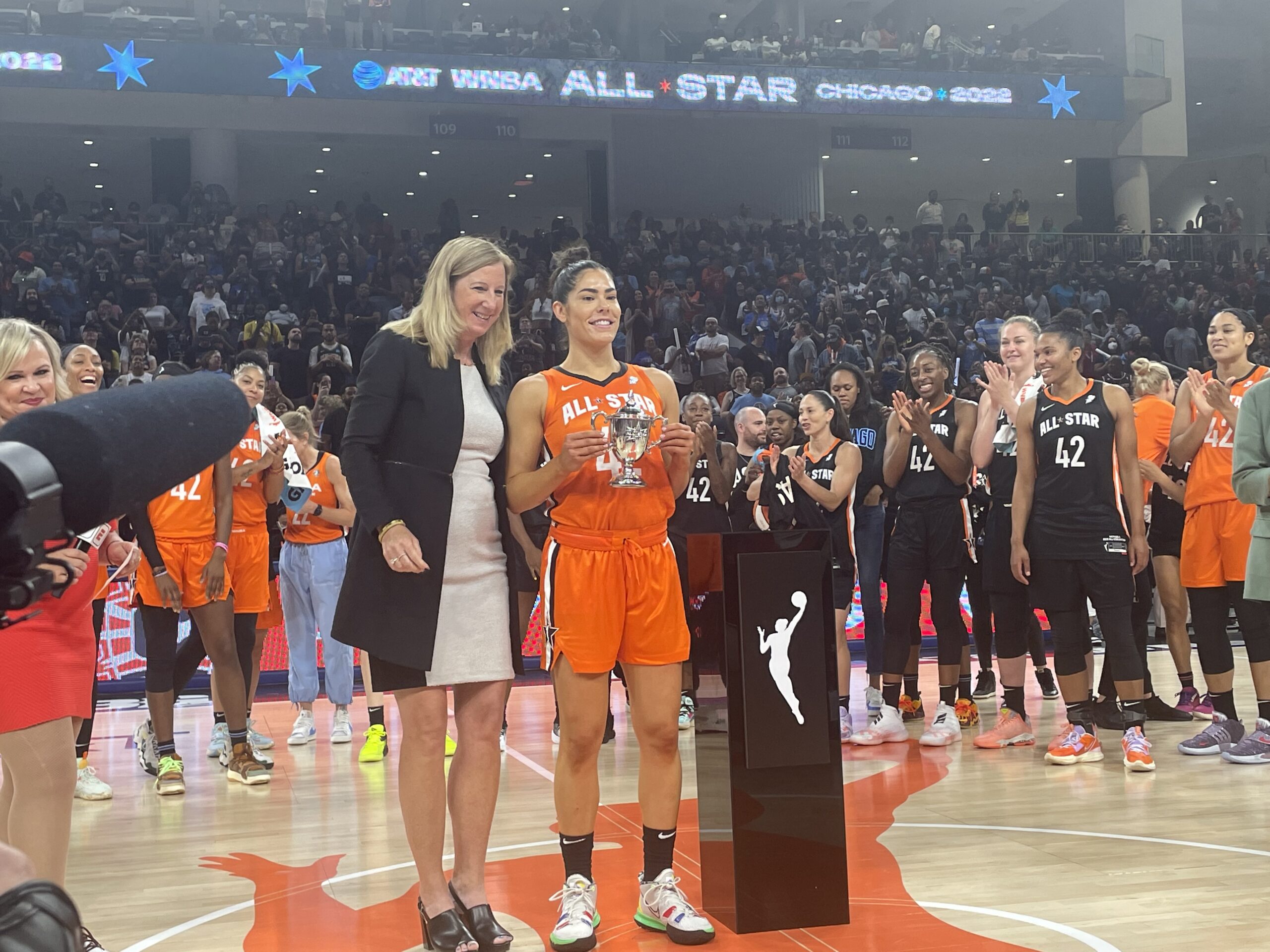Sue Bird honored, Kelsey Plum wins MVP in WNBA All-Star Game